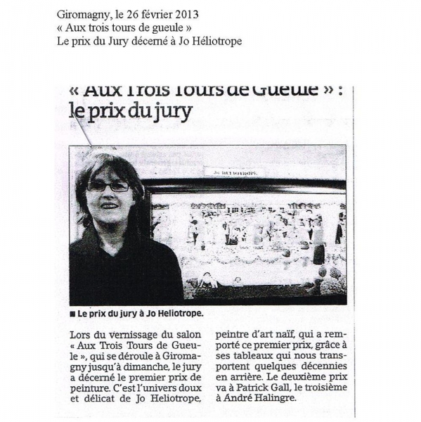 Prix du Jury à Giromagny (90)