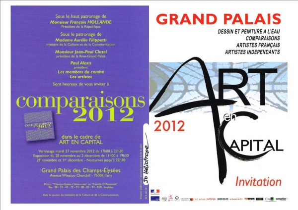 COMPARAISONS 2012  Grand Palais Paris