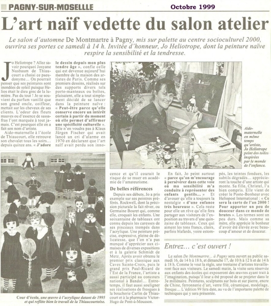 De Montmartre à Pagny  oct 1999
