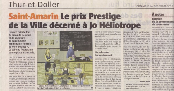 Prix prestige de la ville de Saint-Amarin (68)